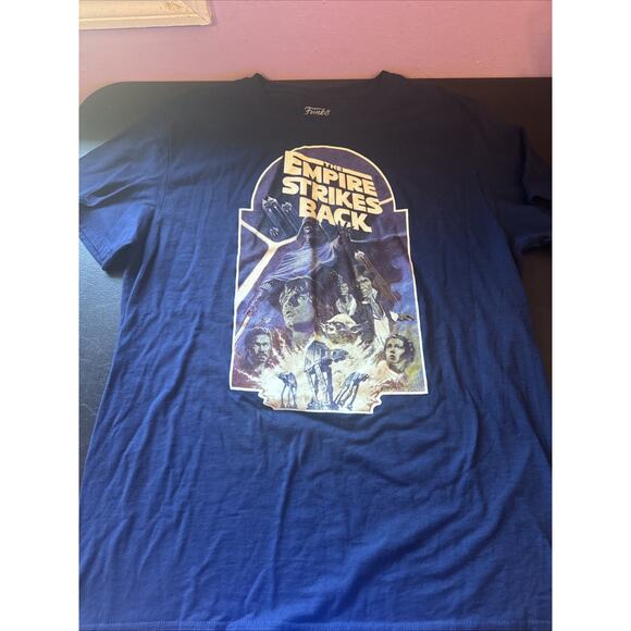 Funko Men's Large Star Wars Empire Strikes Back Short Sleeve T-Shirt - Picture 1 of 7